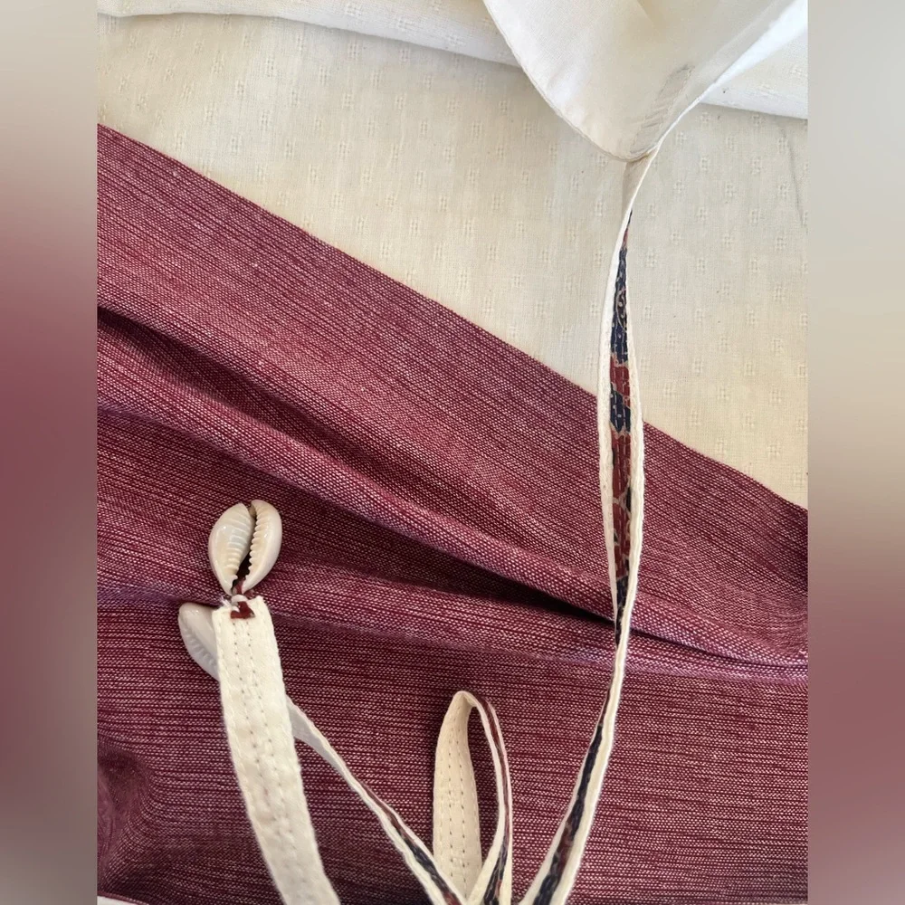 NWT FabIndia envelope 100% cotton lined gift 🎁 bag for wedding sarees 14 x 17